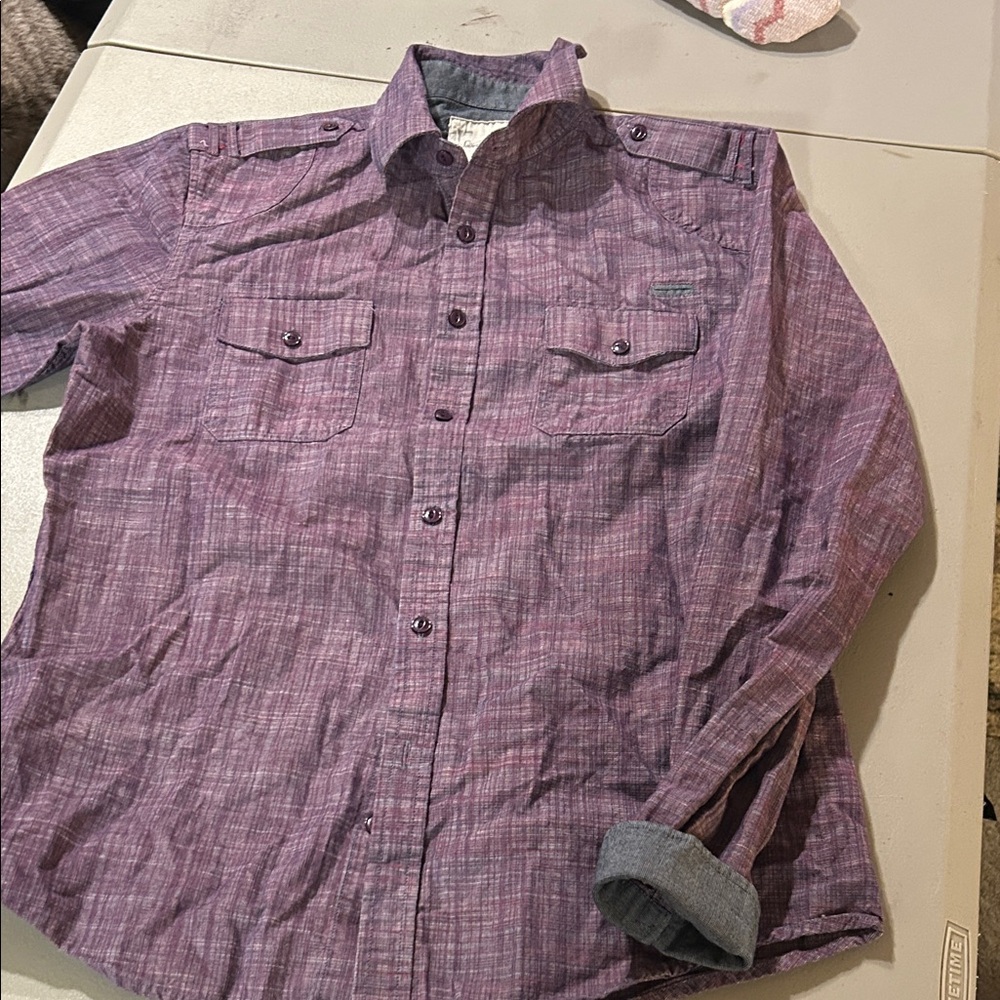 Sovereign Code purple print Shirt